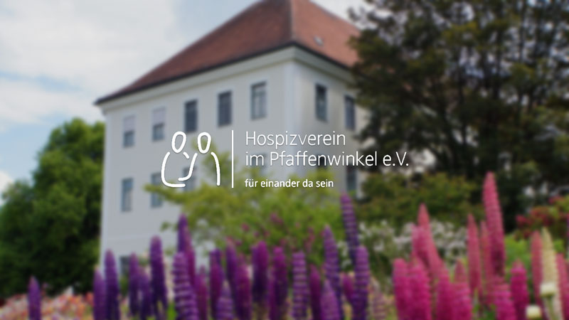 Hospizverein im Pfaffenwinkel Gebäude & Logo-Overlay
